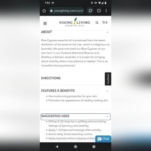 Young Living Blue Cypress 5ml